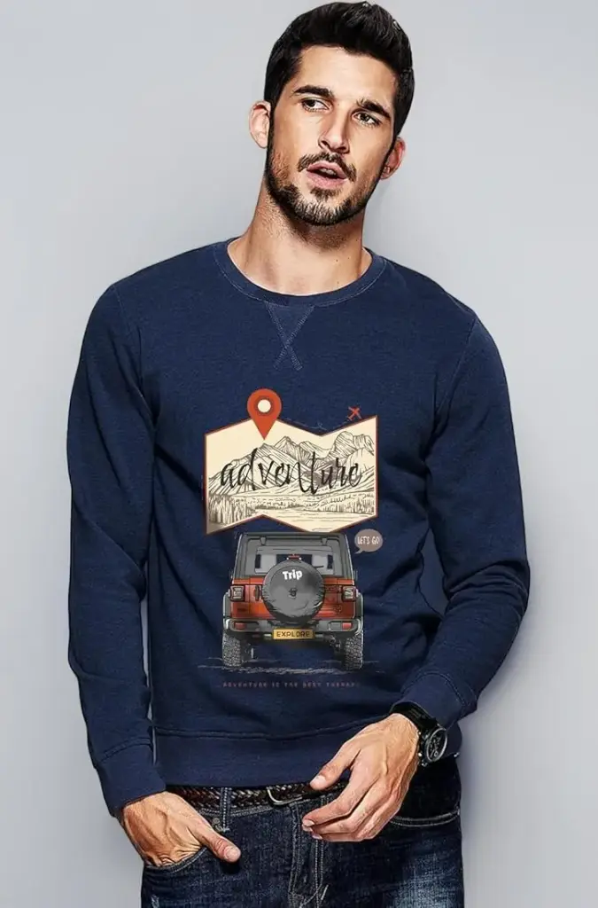 Fanideaz | Wanderlust Graphic Printed | Sweatshirt