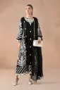 Maria B | Black Pearl | 3-Piece Embroidered Self Jacquard Suit 
