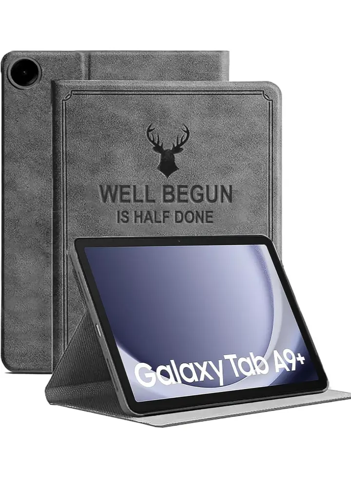 ProElite | Samsung Galaxy Tab A9+ 11 Inch | Grey Deer Flip Case