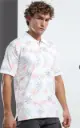 Floral Fusion Polo T-Shirt