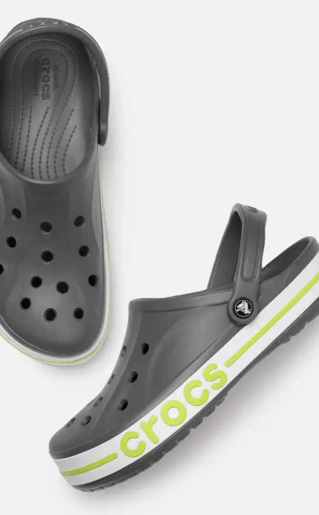 Lime Stripe Clogs