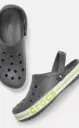 Lime Stripe Clogs