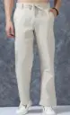 Cream Drawstring Trousers