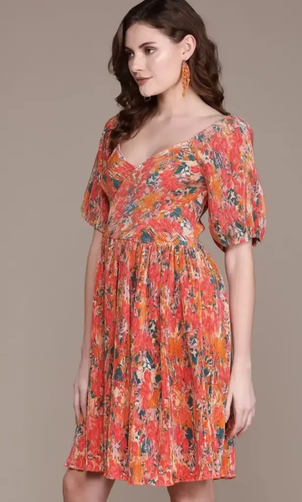 Vibrant Vogue Dress