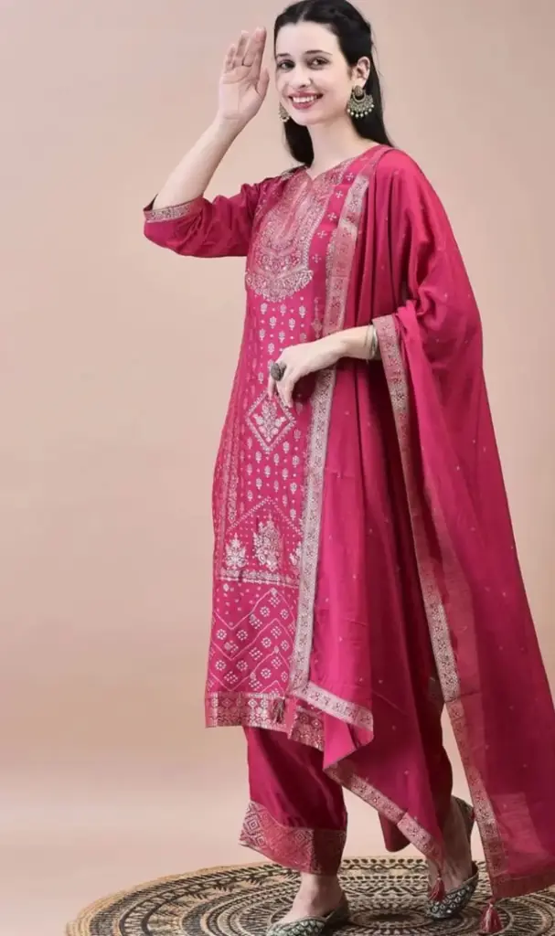Rani Pink Salwar Kameez