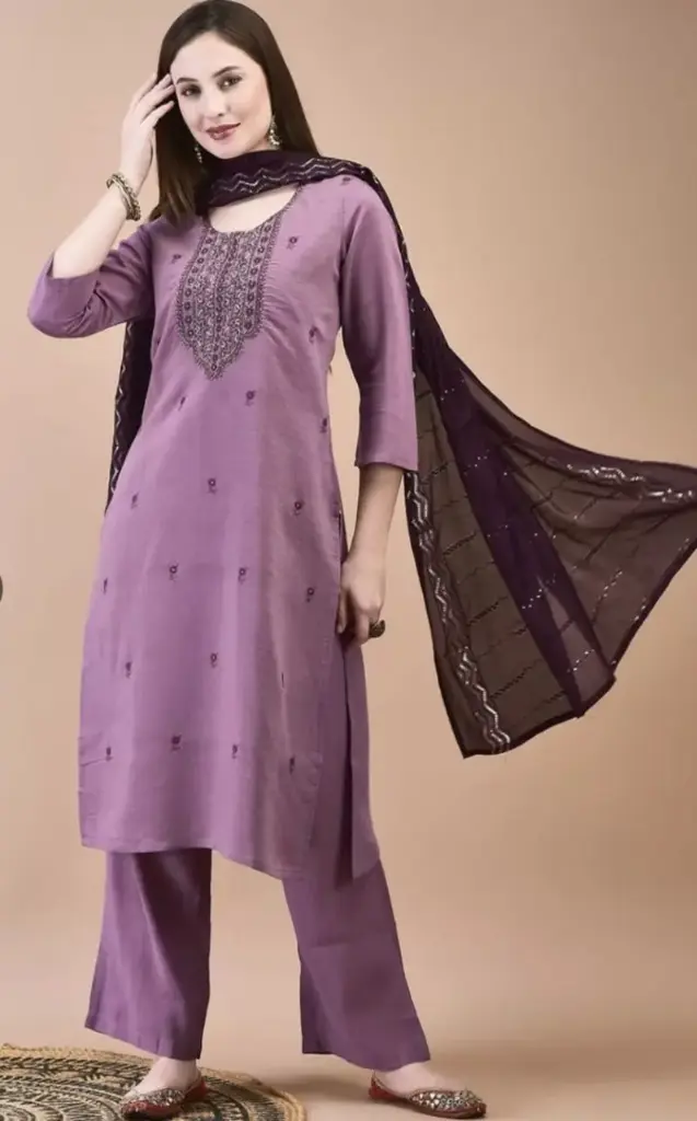 Lavender Salwar Set