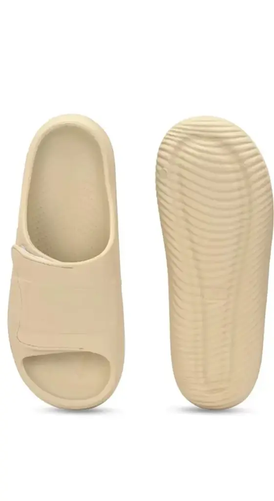 Beige Comfort Sliders slippers