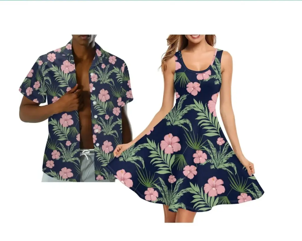 Tropical Hibiscus | Couple Set