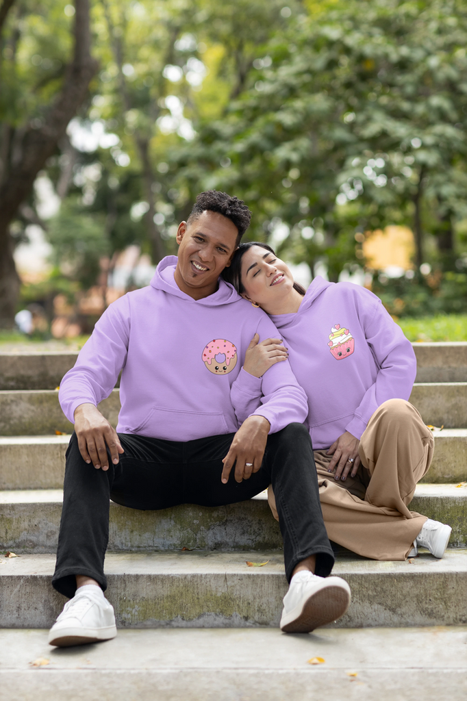 Bluetwinkle | Pastel Purple Couple Hoodies | set of 2