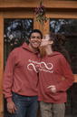 Bluetwinkle | Infinity Love Graphic Hoodie Set | set of 2