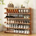 Multilayer Space Elegant Wooden Shoe Rack