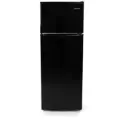 West Bend | 135L | Two-Door Compact Black Apartment Refrigerator