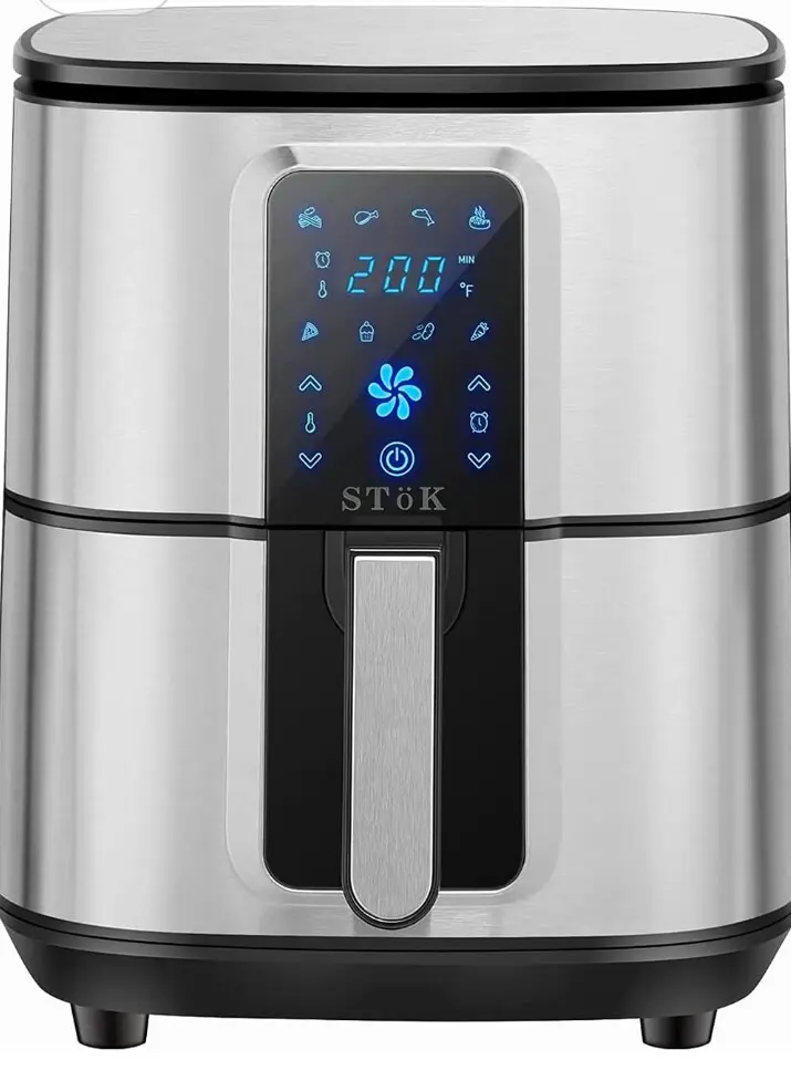 STöK | Digital Air Fryer with Stainless Steel Body and Sleek Design