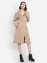 HAUTEMODA | Women's Sophisticated Wrap Single-Breasted Trench Coat