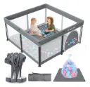 Taleco | Gear Foldable Baby Play Pen with Mat