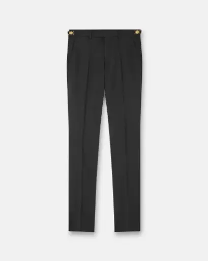 VERSACE | Wool Formal black pants