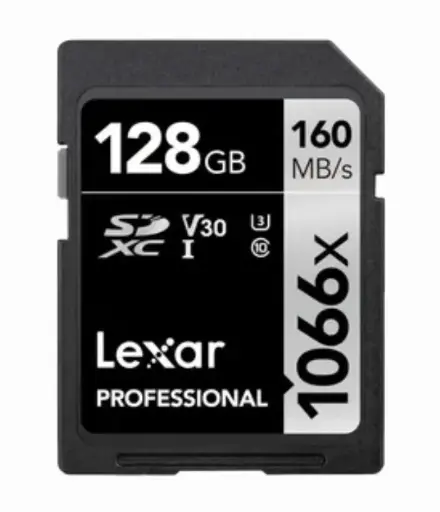 Lexar | Professional 1066x Silver Series | 128GB | Memory cards