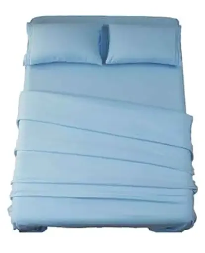 SONORO KATE | Lake Blue Super Soft Microfiber Bed Sheet