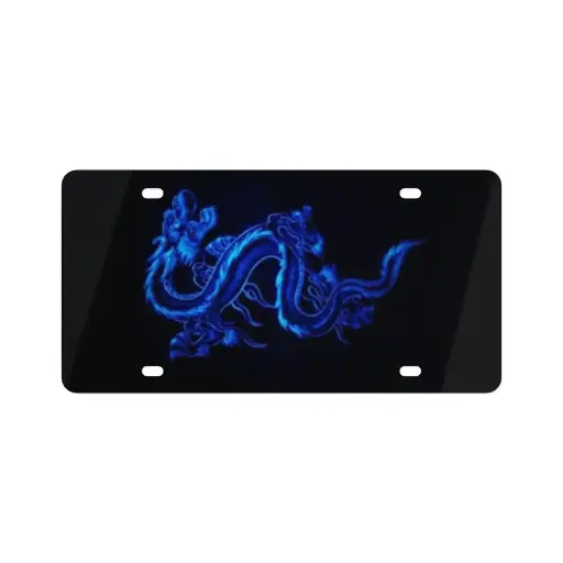 License plate |  Dragon desgin