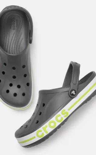 Lime Stripe Clogs
