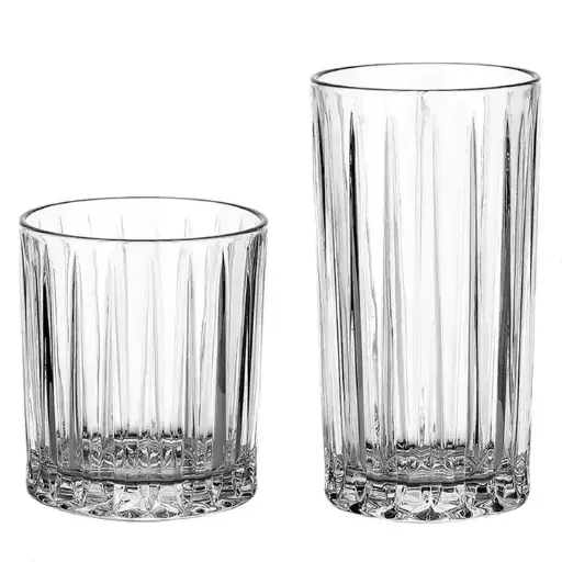 CrystalEdge | Elegant Glass Tumbler Set