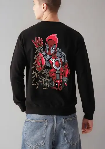STAR TON APPAREL | Bulletproof Attitude Deadpool Sweatshirt